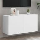 TV-Wandschrank Weiß 80x30x41 cm