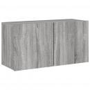 TV-Wandschrank Grau Sonoma 80x30x41 cm
