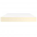 Taschenfederkernmatratze Creme 140x190x20 cm Kunstleder