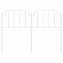 Kopfteil Metall Weiß 150 cm