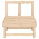 Garten-Mittelsofa Massivholz Kiefer