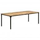 Esstisch 220x100x76 cm Raues Mangoholz 
