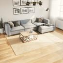 Teppich HUARTE Kurzflor Weich und Waschbar Creme 200x280 cm