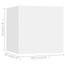 5-tlg. TV-Schrank-Set Weiß Holzwerkstoff