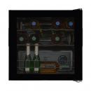 ARDEBO.de Exquisit WS1-12-GTE-030G Stand Weinkühlschrank, 48 cm breit, 14 Standardweinflaschen, Türanschlag wechselbar, Temperatureinstellung, schwarz (PV)