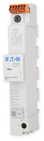 Eaton SPZT123-300/3+NPE-S Überspannungsableiter für 40mm Sammelschiene, 3polig+NPE, 300 VAC, Typ 1+2+3 (EP-501043)