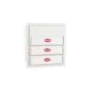 Renz 97-9-85271 ws Klingelmodul, 3 Klingeltasten, weiß