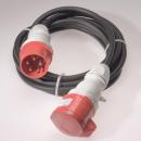 Schaum 436051 Verlängerung, 32A, 5m, schwarz