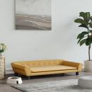 Hundebett Braun 100x50x21 cm Samt