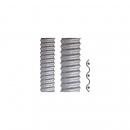ARDEBO.de Flexa AIRFLEX-KUW-PVC-AS Kunststoffschutzschlauch, 45 mm, Länge 10 m, schwarz (12031101038)