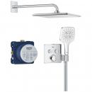 GROHE Precision Smartcontrol Duschsystem, Quickfix, Unterputz, mit Vitalio Rain Mono 310 Cube, chrom (34876000)
