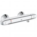 GROHE Grohtherm 1000 Thermostat-Brausebatterie, EcoJoy und EcoButton, DN 15, chrom (34550000)