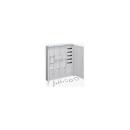 Hager ZB34SET25LK Komplettschrank, universZ, 2ZP, 1 SG, BKE-I, APZ, VT5, H=1100 mm, 4-Feld