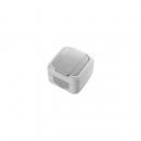 ARDEBO.de HHG 92551208 Steckdose IP 44, Palmiye, grau