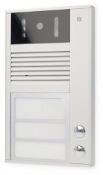 ARDEBO.de TCS AVU14020-0010 Video color Außenstation, 2 Tasten, UP, silber