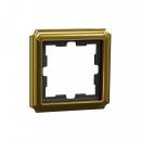 ARDEBO.de Merten D-Antik Metallrahmen, System Design, D-Life, 1-fach, 24k gold (MEG4010-4741)