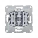 ARDEBO.de Panasonic WDTM01112NC Plus 55 Doppel- wechselschalter Einsatz 55x55mm