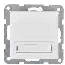ARDEBO.de Panasonic WDTT03202WH Plus 55 Schuko Steckdose Klappdeckel beschr. reinweiß