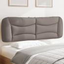 Kopfteil-Kissen Taupe 160 cm Stoff
