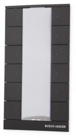 ARDEBO.de Busch-Jaeger SB/U12.0.11-885 Bedienelement, 12-fach, Busch-Tenton, schwarz matt (2CKA006330A0076)