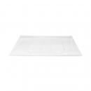 ARDEBO.de - Tropfschale Geschirrspüler | Transparent | Kunststoff | 45 x 52 x 5 cm