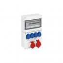 Spelsberg STV 1224-K Steckdosenkombination, 2x CEE-Steckdose, IP44, 250 x 400 x 122 mm (73142401)