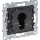 Legrand SEANO Einsatz Schlüssel-Jalousietaster für DIN-Halbzylinder, 2-polig, 6A, 250V, Einbautiefe: 45mm, mit DIN-Halbzylinder (765034)