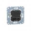 Merten MEG4366-0110 USB Ladestation-Einsatz Typ A+C