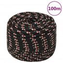 Bootsseil Schwarz 14 mm 100 m Polypropylen