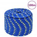 Bootsseil Blau 12 mm 100 m Polypropylen