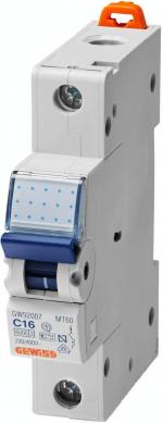 ARDEBO.de GEWISS GW92505 Leitungsschutzschalter (MCB) B-Charakteristik, 6A, 230V, 1-Polig, 1TE