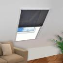 Insektenschutz-Plissee für Fenster Aluminium 60 x 80 cm 