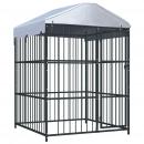 Outdoor-Hundezwinger mit Überdachung 150 x 150 x 200 cm