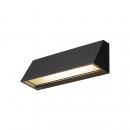 ARDEBO.de SLV PEMA Outdoor LED Wandaufbauleuchte, CCT switch 3000/4000K, schwarz (1003453)