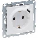 ARDEBO.de Legrand SEANO Kombinationssteckdose Steckdose mit USB Typ C, Steckklemmen, mit erhöhtem Berührungsschutz, ultraweiß (765126)