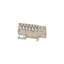 Weidmüller AAP11 1.5 LI RD Verteiler-Reihenklemmen, PUSH IN, 1,5 mm², 500 V, 17,5 A, dunkelbeige (1988160000)