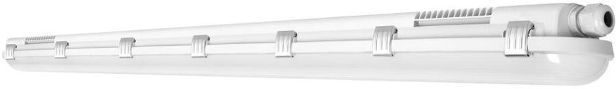 ARDEBO.de LEDVANCE DAMP PROOF 1500, Feuchtraumleuchte, klassisch, 26W, 865, IP65, 6500K, kaltes Tageslicht, grau