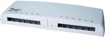 ARDEBO.de Telegärtner Mini-Verteiler, MPD12 AMJ/UMJ TH35/AP aw (100021394)