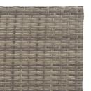 Bistrotisch Klappbar Grau 55x54x71 cm Poly Rattan