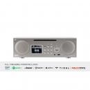 ARDEBO.de - DABMAN i450 CD Multifunktions-Stereo-Radio DAB+ / FM / Internet / Bluetooth Weiß-Silber