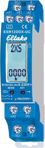 ARDEBO.de Eltako ESR12DDX-UC Digital, einstellbares Multifunktions-Stromstoß-Schaltrelais 16A, 253V (21200302)