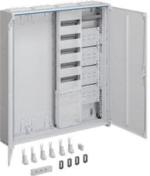 ARDEBO.de Hager ZB34NW1APZ2 Systemschrank Multimedia, univers Z, 1100x1050x205mm, SKII, IP44, VF 5-reihig, APZ, 4-Feld, 1-Feld Multimedia