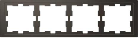 ARDEBO.de Merten D-Life Rahmen, 4fach, anthrazit (MEG4040-6534)