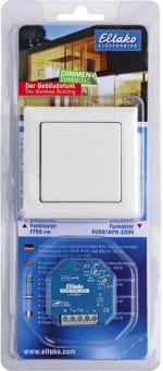 ARDEBO.de Eltako BPD55 Blister-Pack Dimmen, mit Funktaster FT55 und Funkaktor, reinweiß glänzend (30000036)
