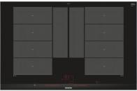 ARDEBO.de Siemens EX875LYC1E iQ700 Autarkes Induktionskochfeld, Glaskeramik, 80 cm breit, Facetten-Design