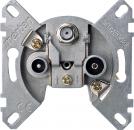 ARDEBO.de Merten Sat-Antennendose, 3fach, DIN EN 50083-1/A1, DIN EN 80083-2/A1, Unterputz (466097)
