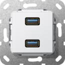 Einsatz USB 3.0 Typ A 2fach Gira 568403