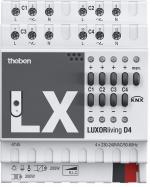 ARDEBO.de Theben LUXORliving D4 4-fach Universaldimmaktor, 200W (4800475)