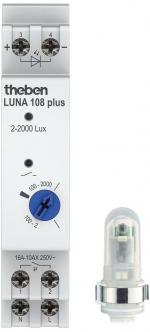 ARDEBO.de Theben LUNA 108 plus AL Dämmerungsschalter DIN-Schiene/Hutschiene, Aufbau-Lichtsensor, 1 TE 1080910