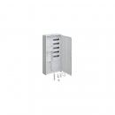ARDEBO.de Hager ZB32ET215W1 Komplettschrank, universZ, 1 ZP, BKE-I, APZ, VT5, H=1100mm, 2-Feld, ESA